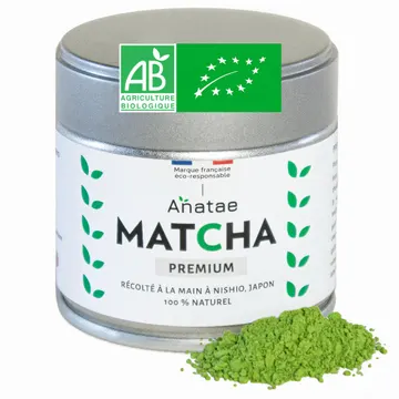 Anatae, matcha premium bio de Nishio, 30 g