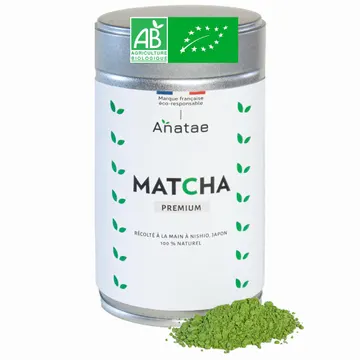 Anatae, matcha premium bio de Nishio, 80 g
