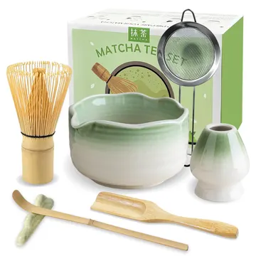 JBER Kit Matcha 7 pièces, bol à bec 500 ml