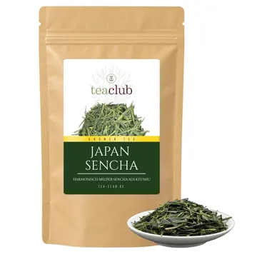 TeaClub, sencha du Japon de Kyushu (cultivar Okumidori) en vrac, 100 g