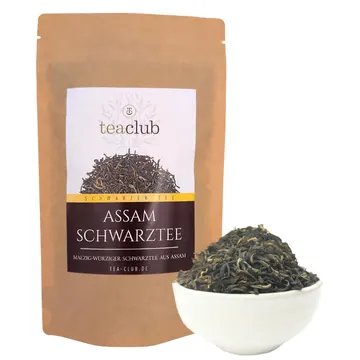 TeaClub, thé noir d'Assam second flush en vrac, 100 g