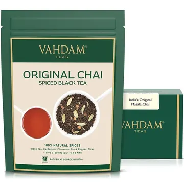 VAHDAM, masala chai en vrac, thé noir d'Assam et épices, 100 g